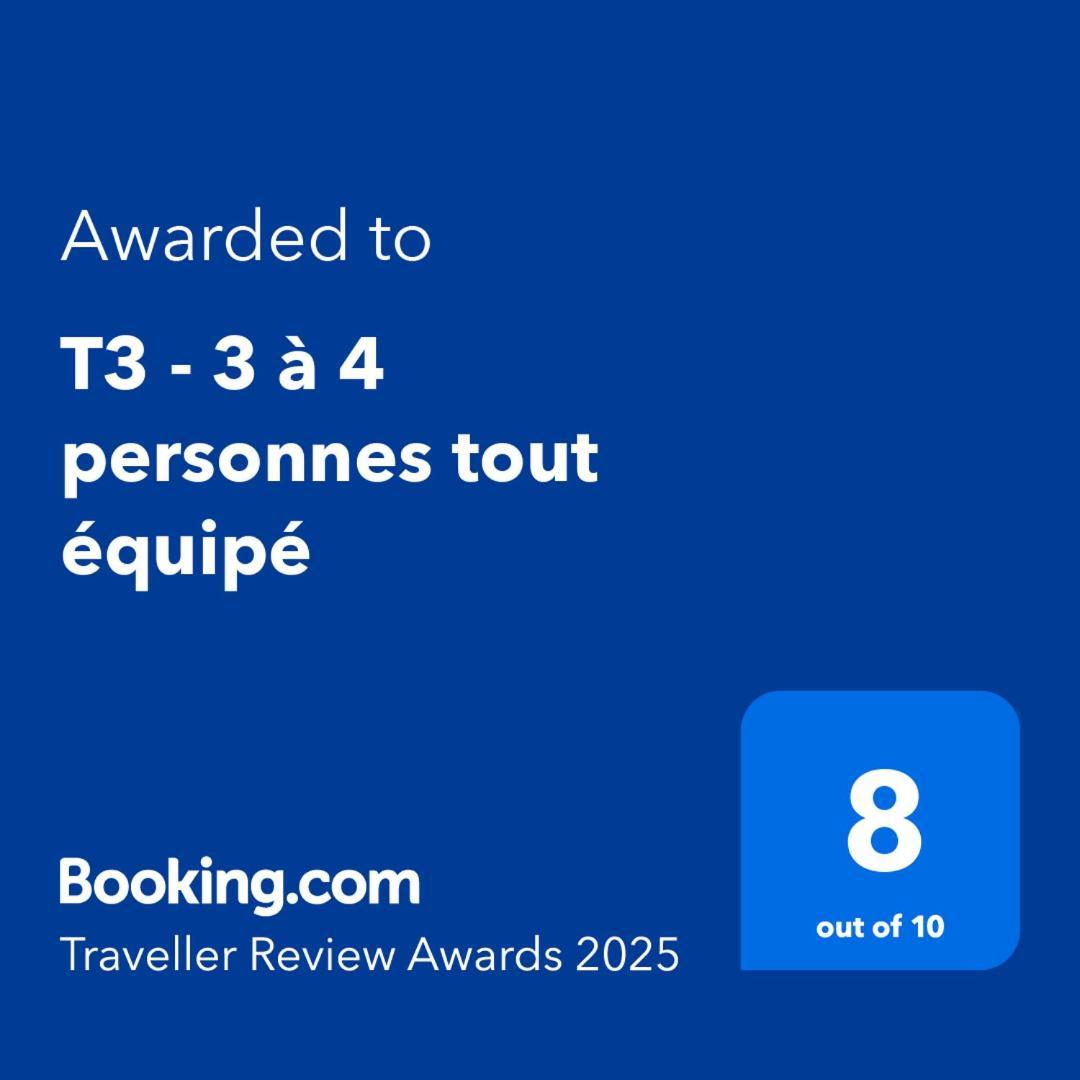 Apartment T3 - 3 A 4 Personnes Equipe *